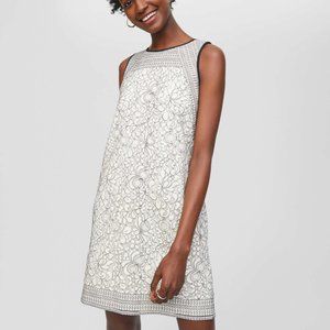 Floral White Loft Lace Dress 